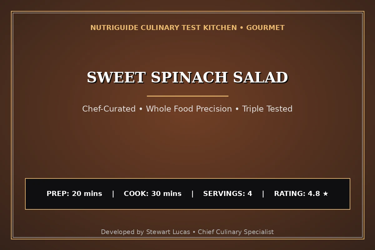 Sweet Spinach Salad
