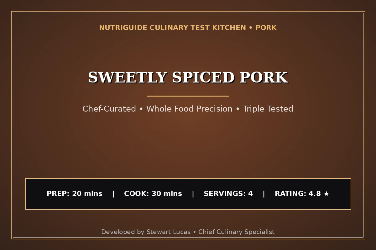 Sweetly Spiced Pork