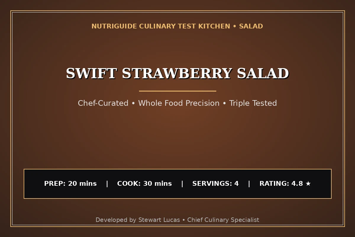 Swift Strawberry Salad
