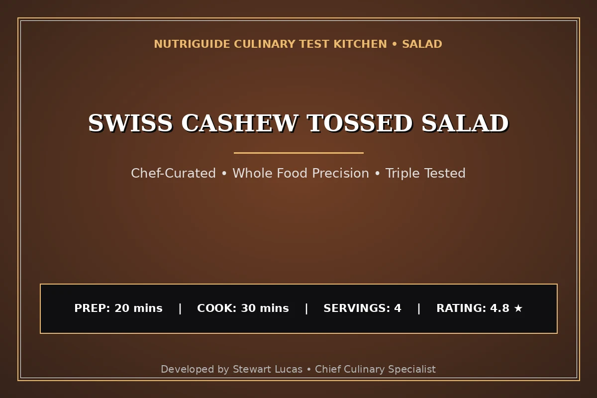 Swiss Cashew Tossed Salad
