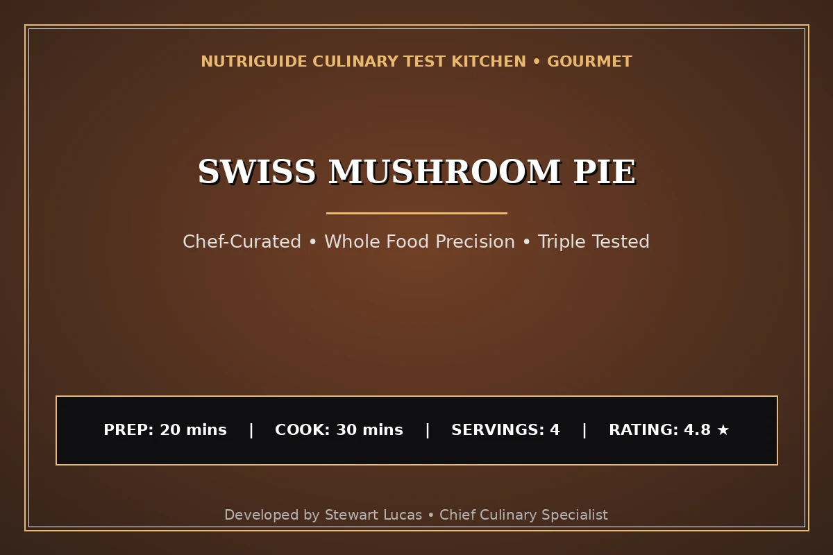 Swiss Mushroom Pie
