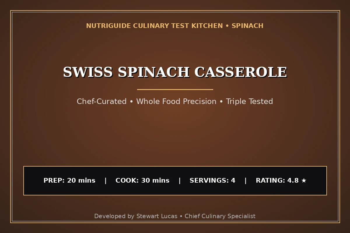 Swiss Spinach Casserole