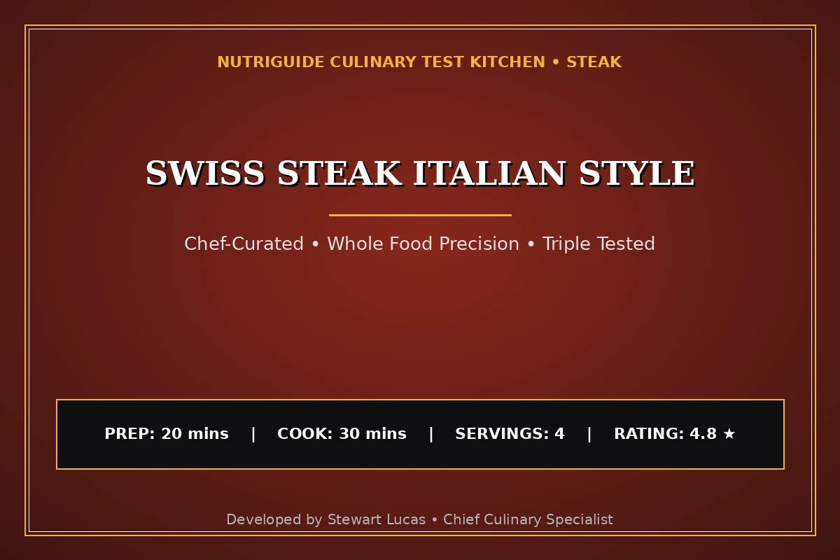 Swiss Steak Italian Style