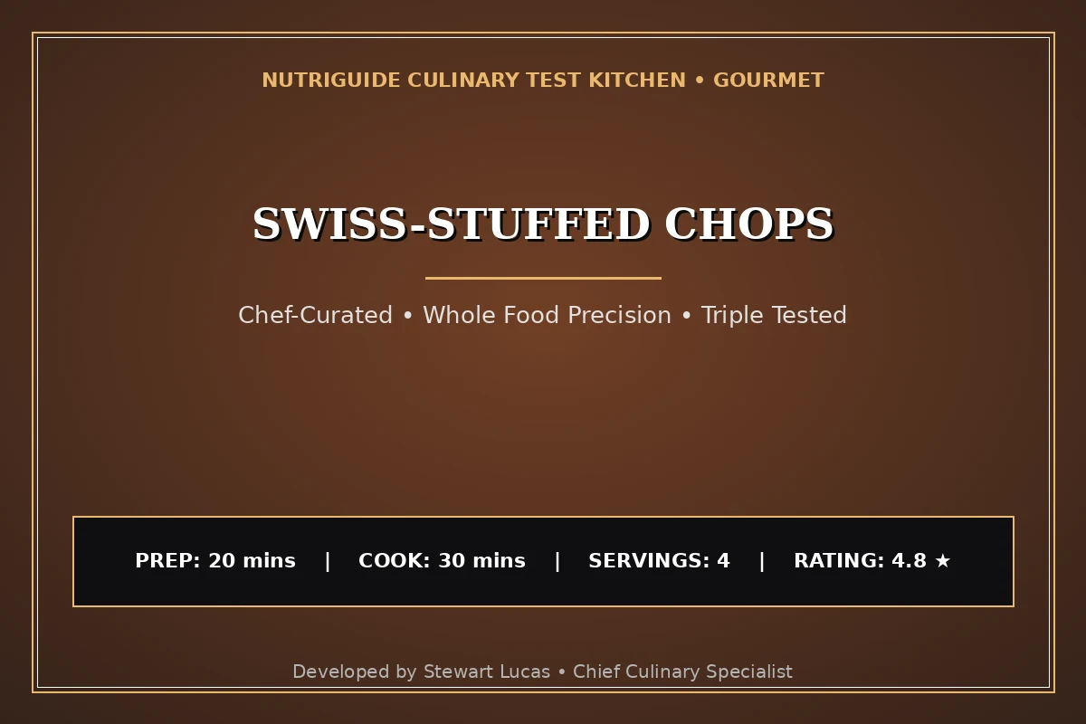 Swiss-Stuffed Chops