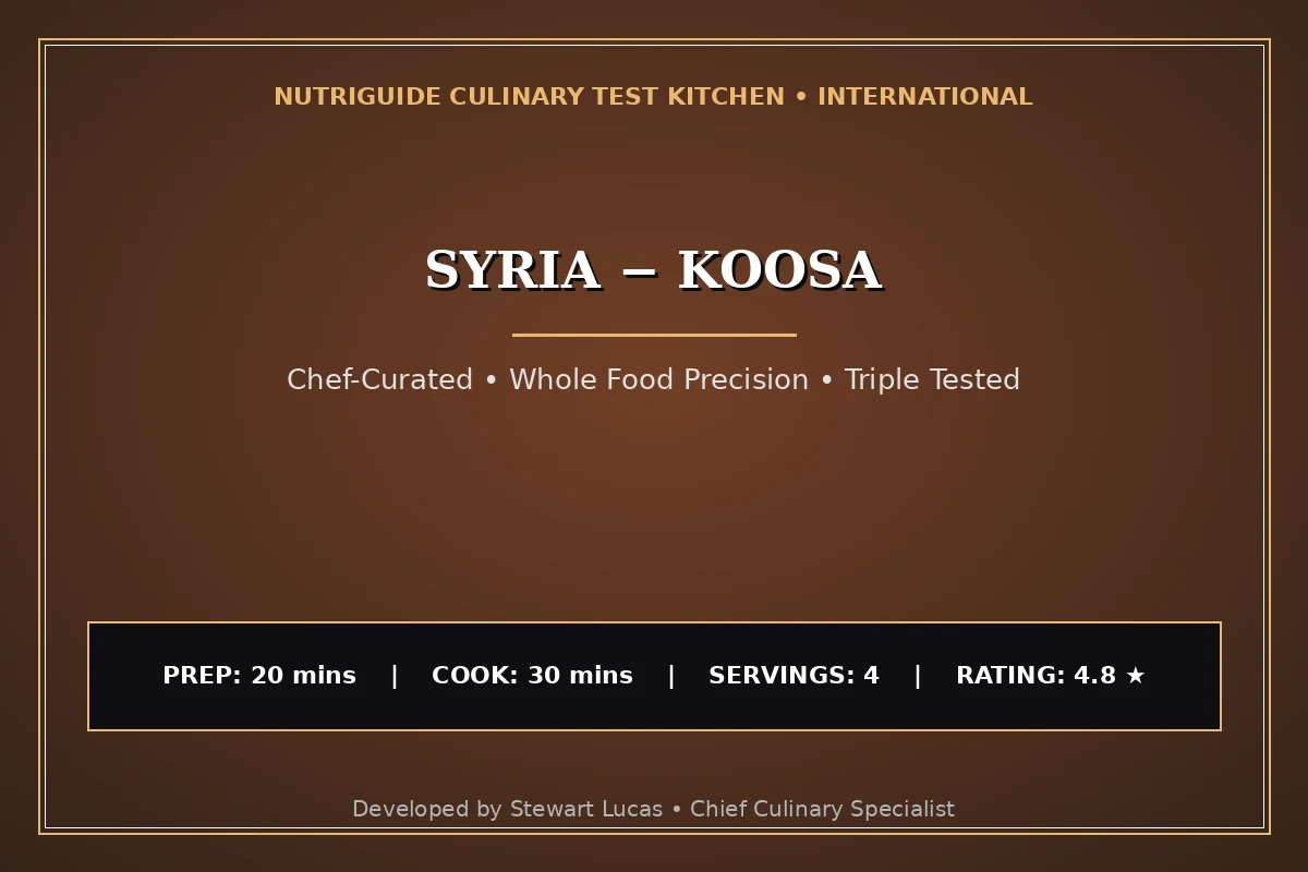 Syria − Koosa