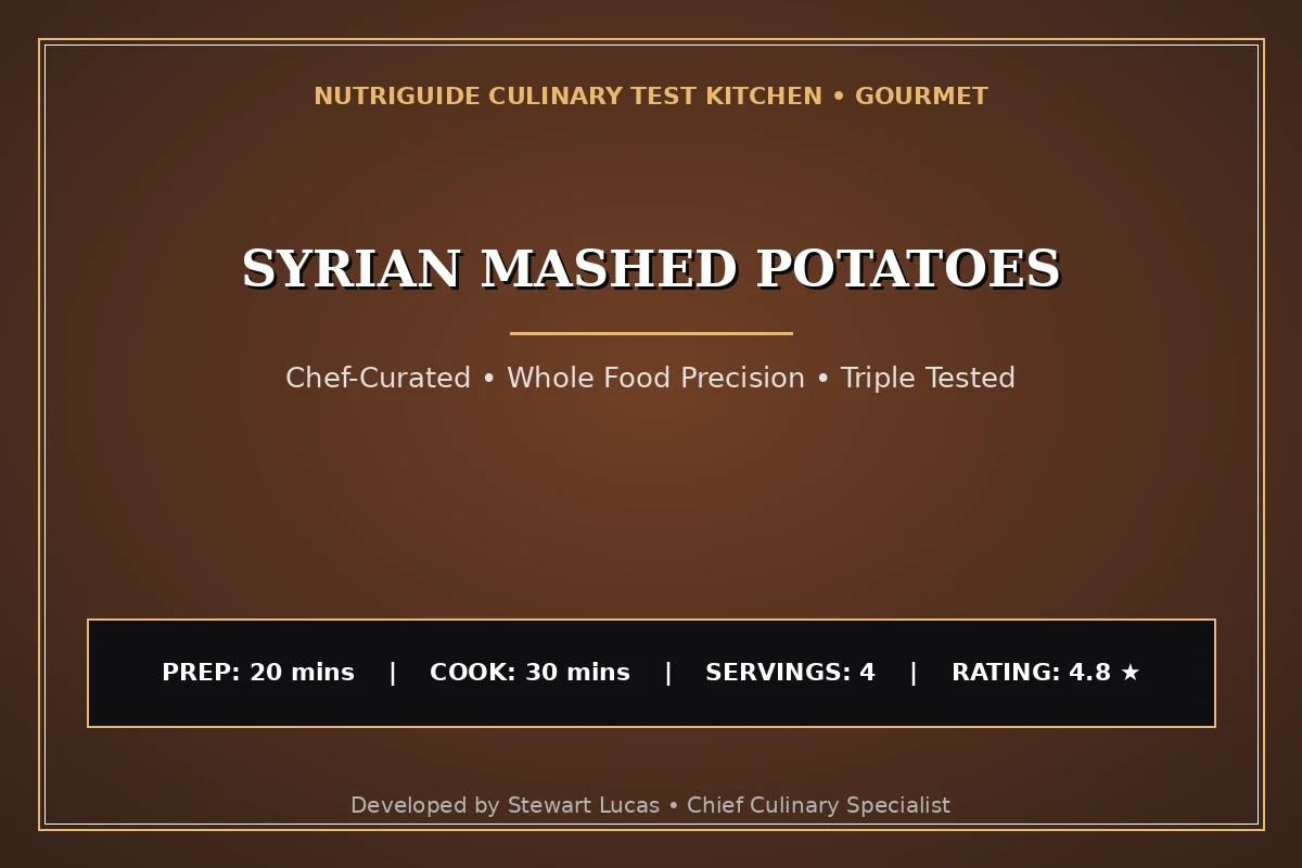 Syrian Mashed Potatoes