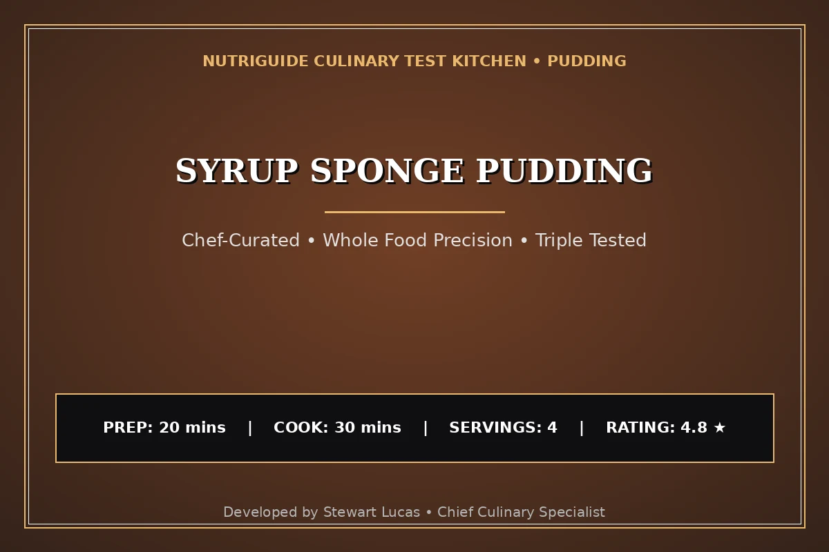 Syrup Sponge Pudding