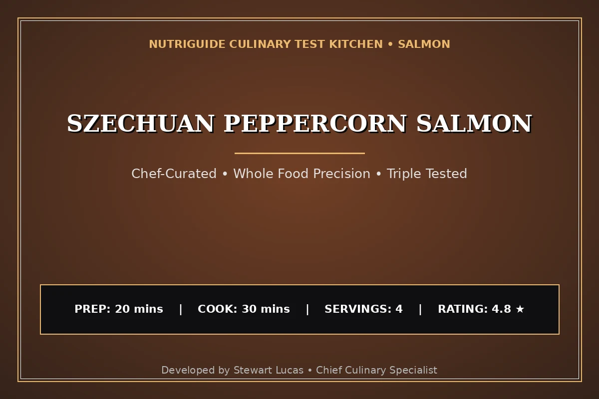 Szechuan Peppercorn Salmon