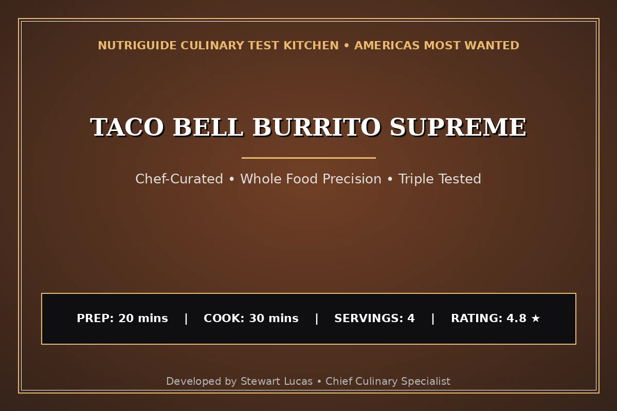 Taco Bell Burrito Supreme