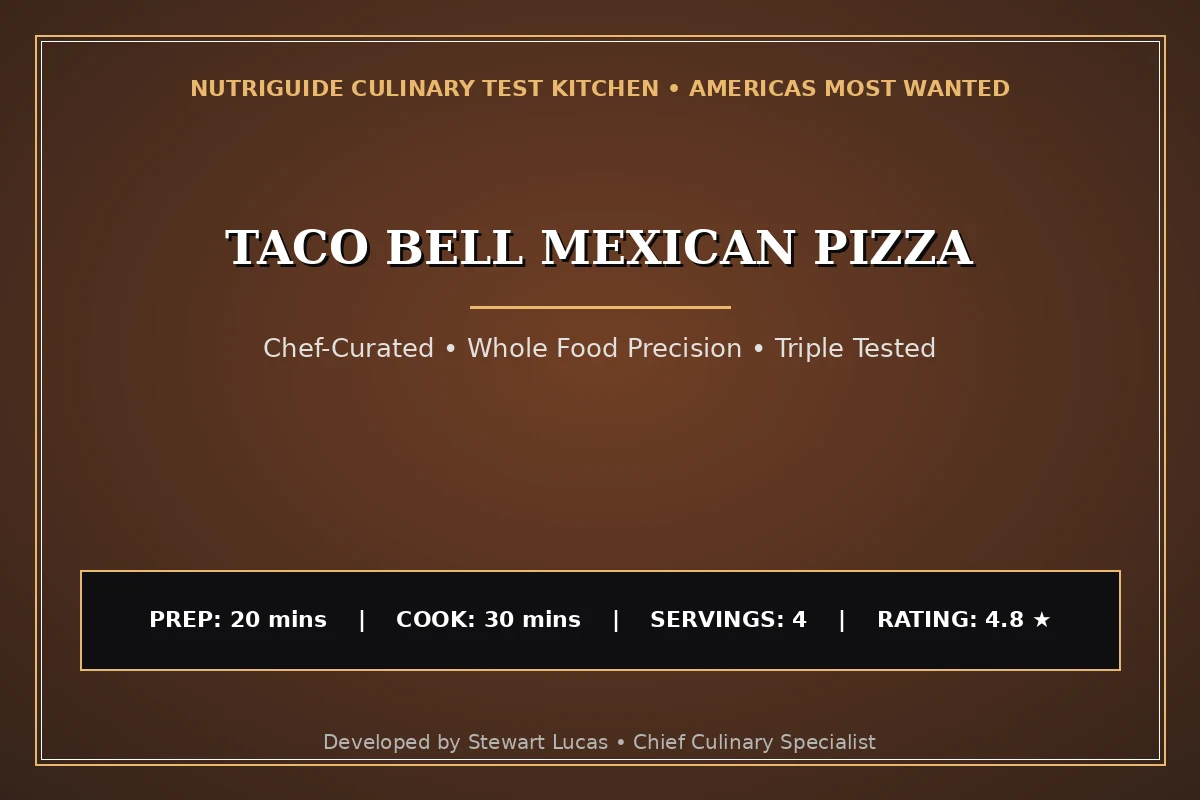 Taco Bell Mexican Pizza