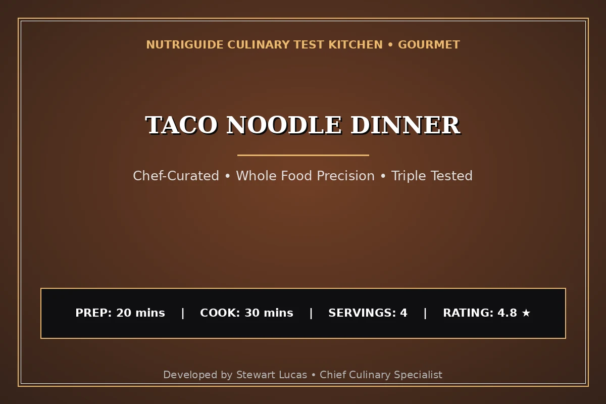 Taco Noodle Dinner