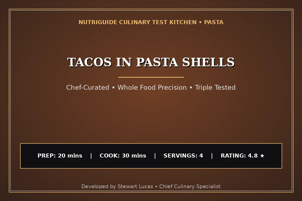 Tacos In Pasta Shells