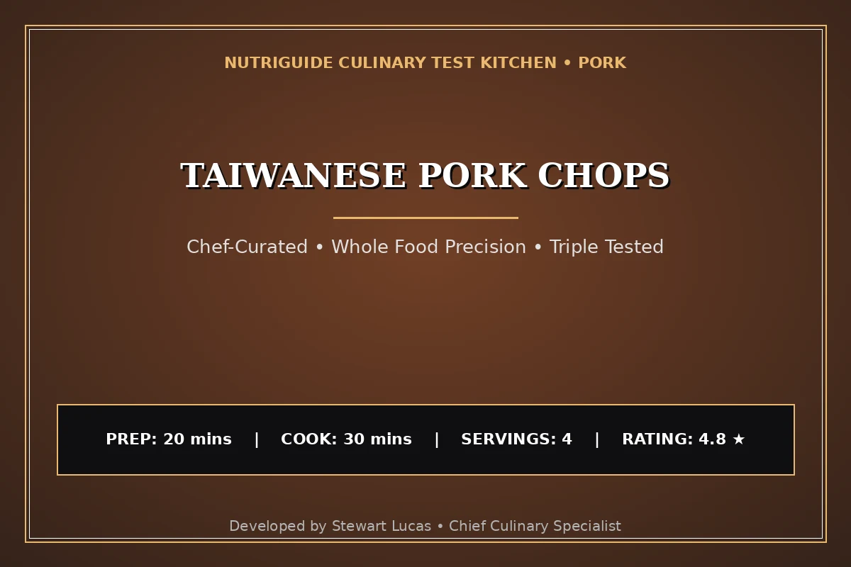 Taiwanese Pork Chops
