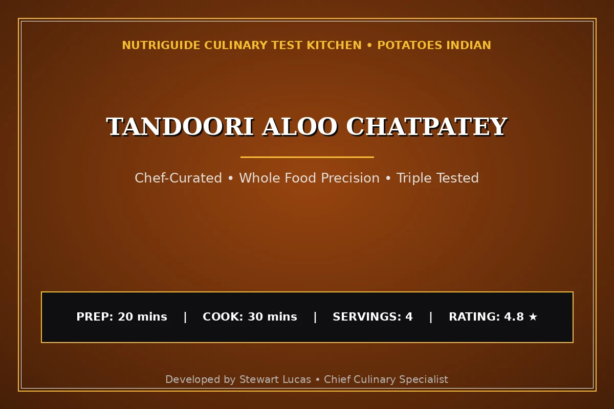 Tandoori Aloo Chatpatey