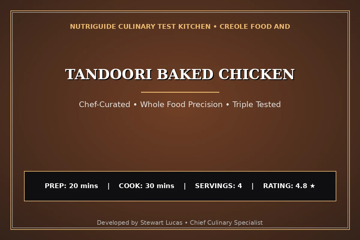 Tandoori Baked Chicken