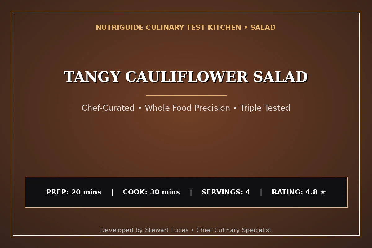 Tangy Cauliflower Salad