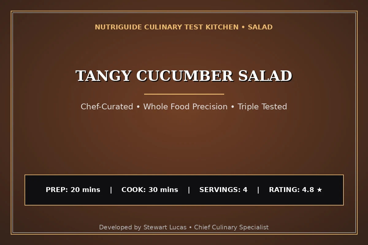 Tangy Cucumber Salad