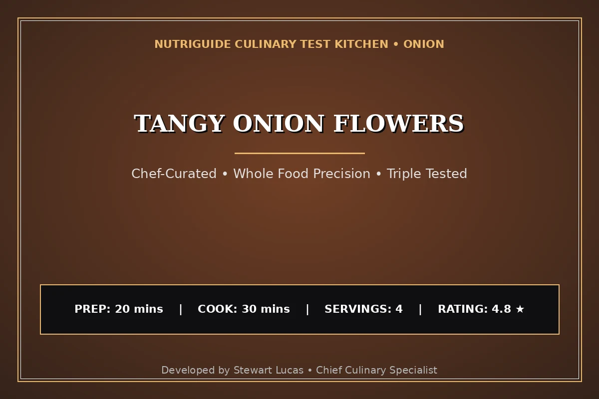 Tangy Onion Flowers