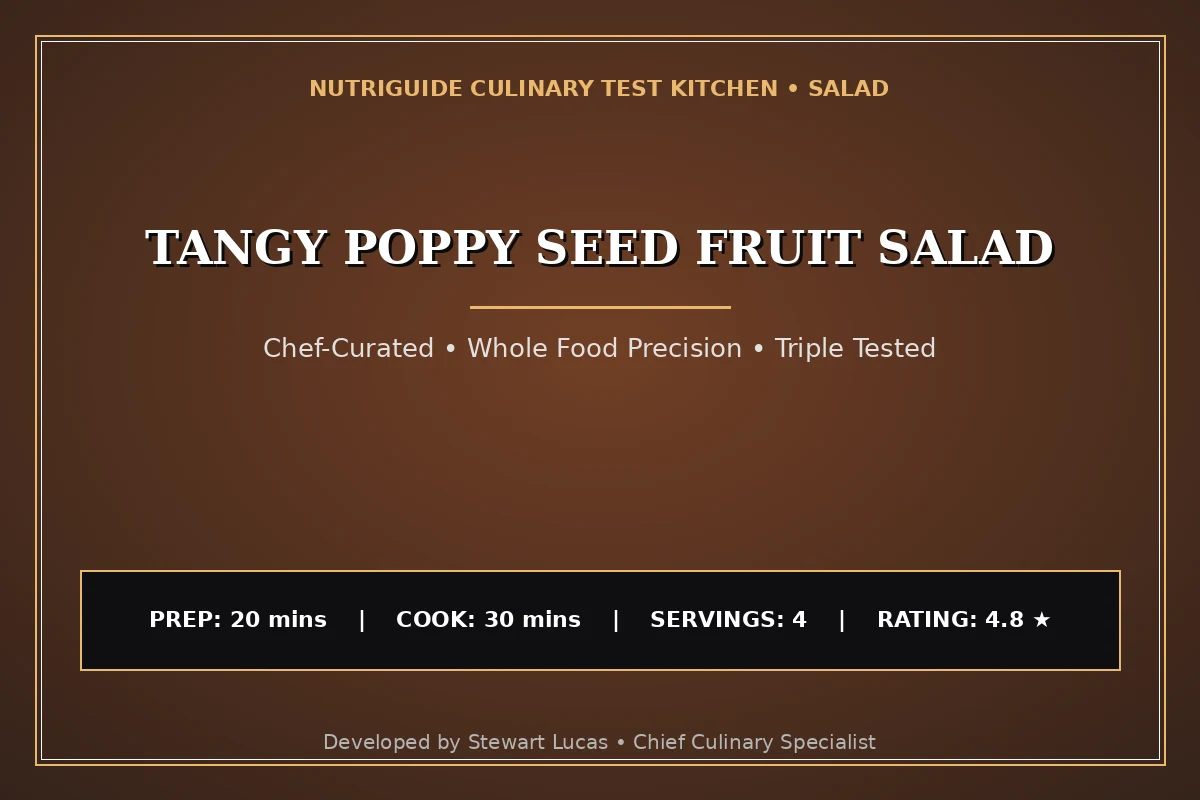 Tangy Poppy Seed Fruit Salad