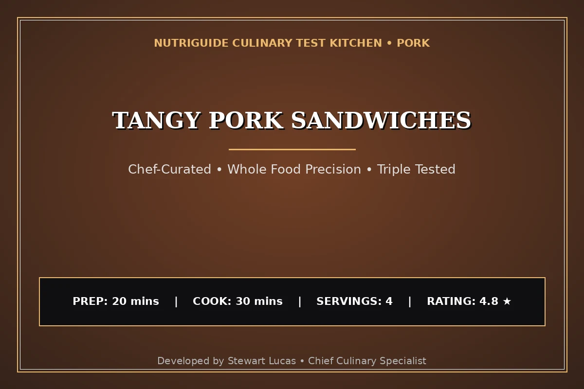 Tangy Pork Sandwiches