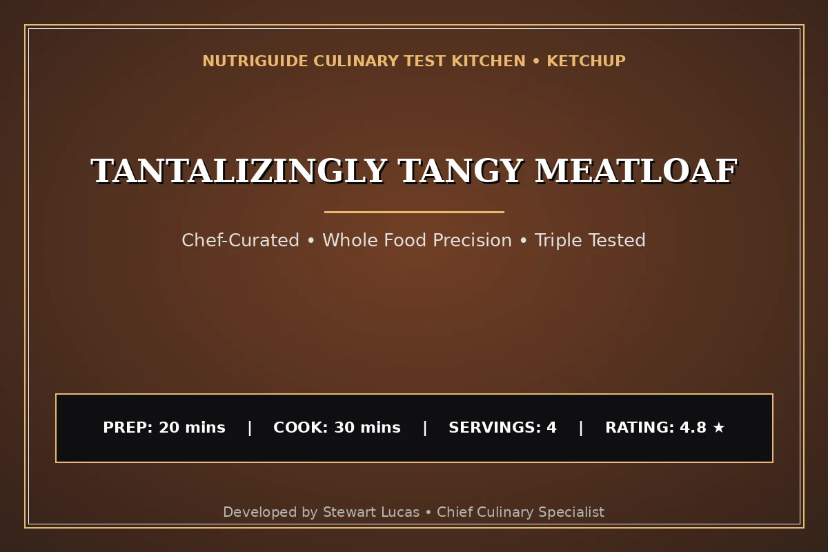 Tantalizingly Tangy Meatloaf