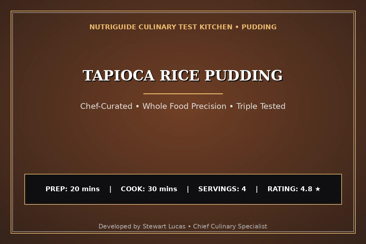 Tapioca Rice Pudding