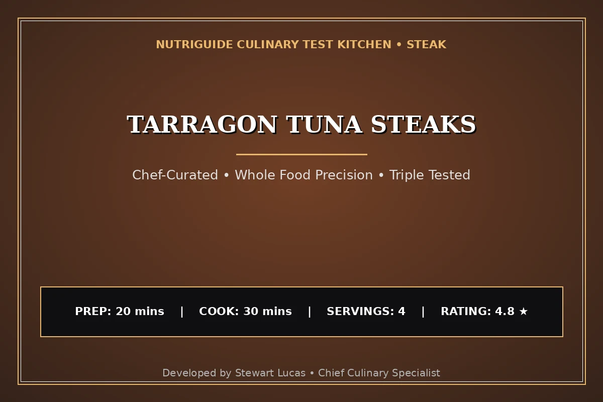 Tarragon Tuna Steaks
