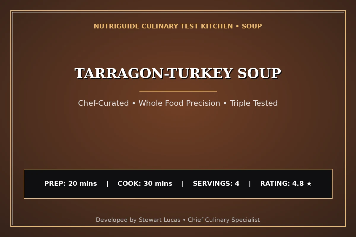 Tarragon-Turkey Soup