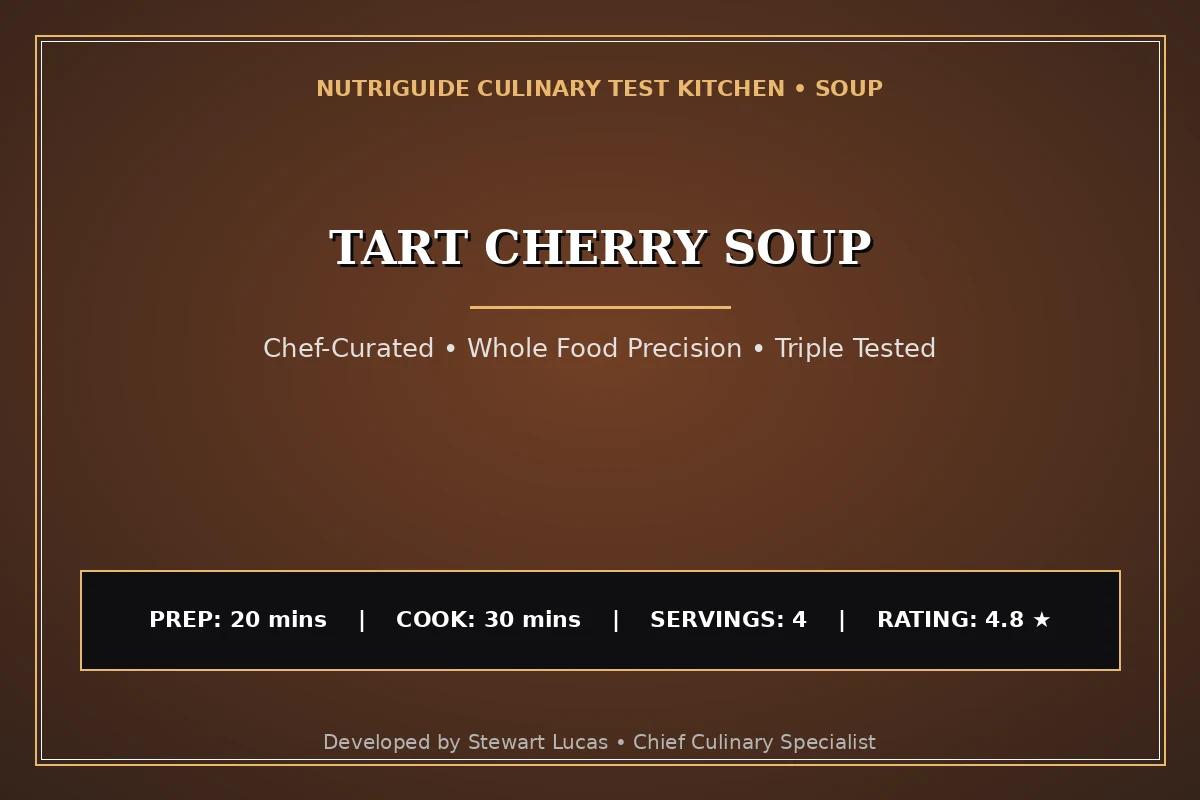 Tart Cherry Soup