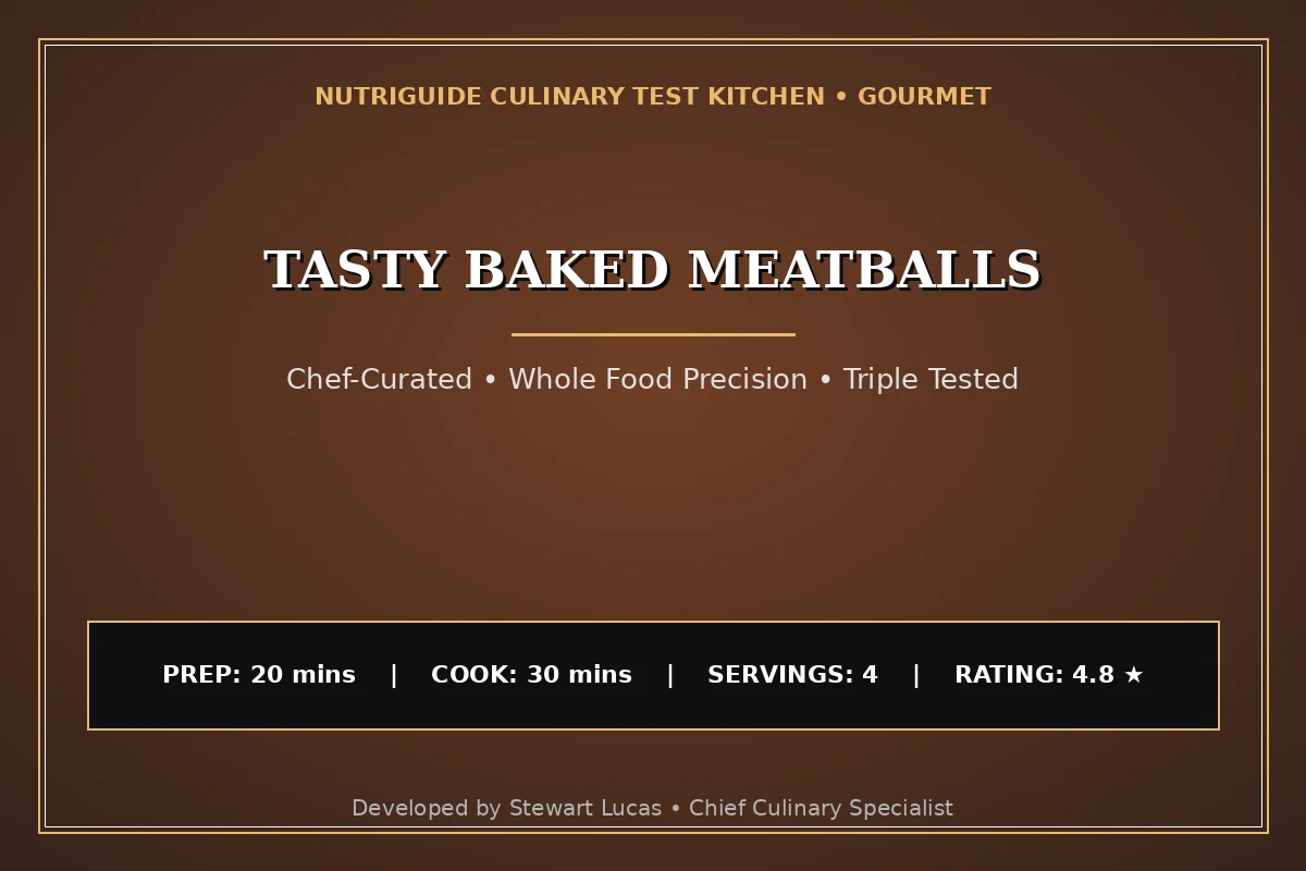 Tasty Baked Meatballs