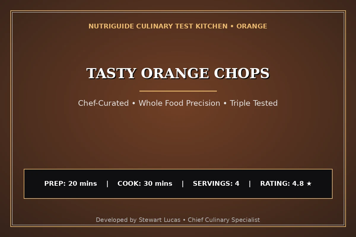 Tasty Orange Chops