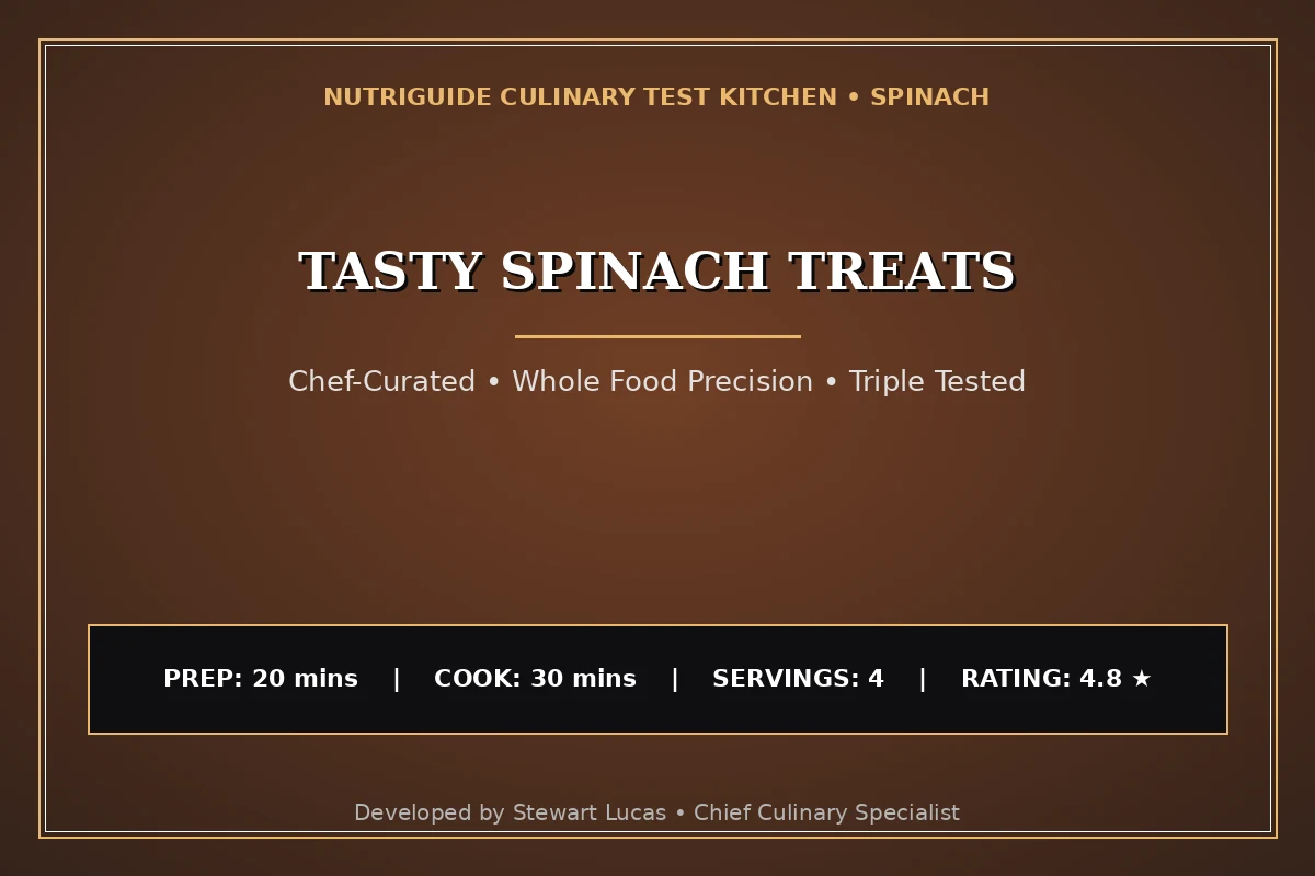Tasty Spinach Treats