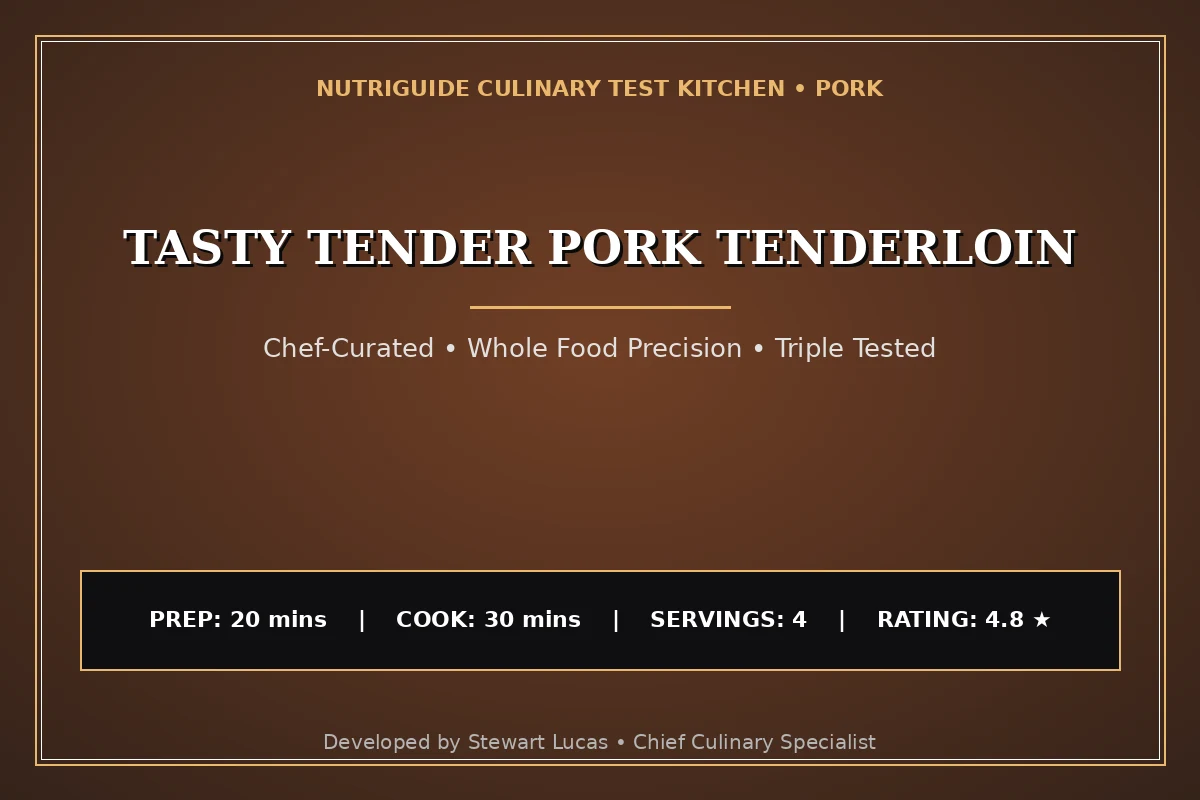 Tasty Tender Pork Tenderloin