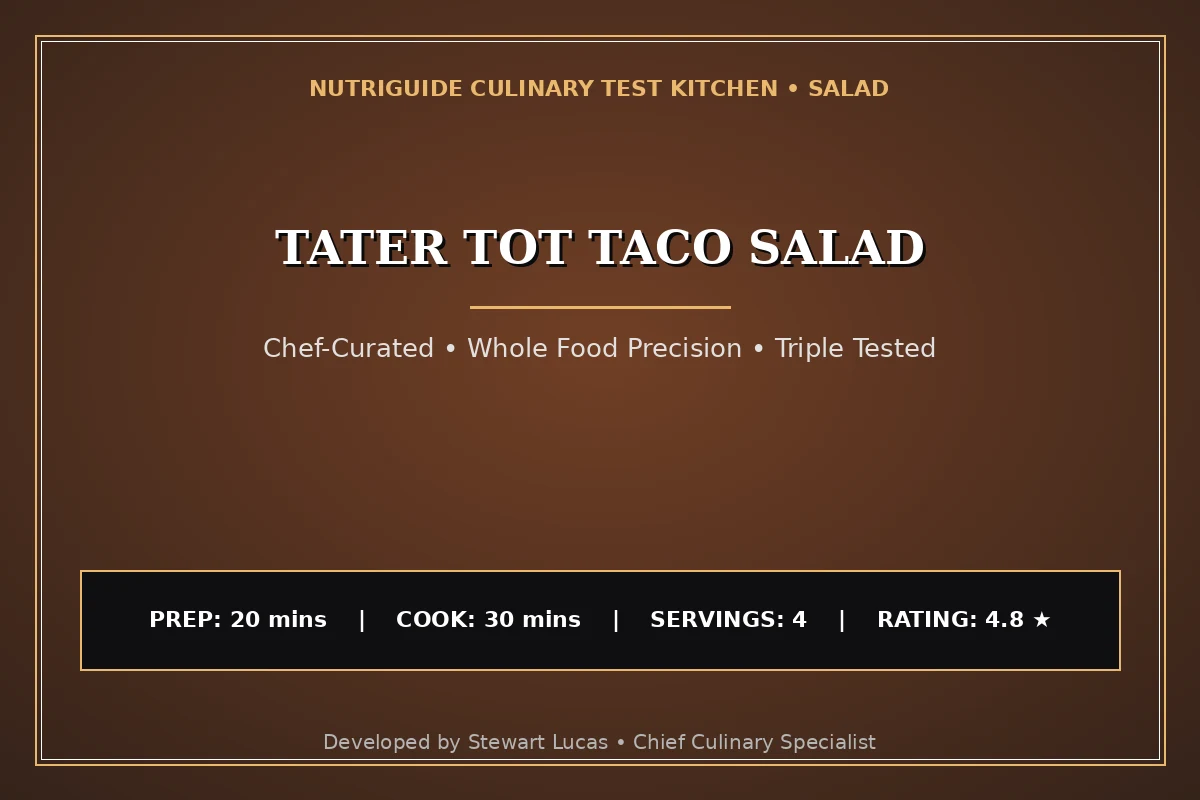 Tater Tot Taco Salad