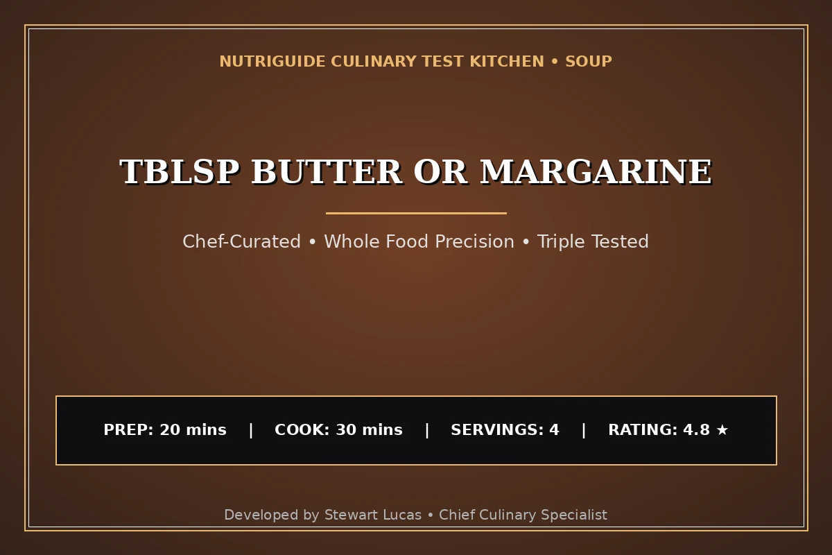 Tblsp Butter Or Margarine