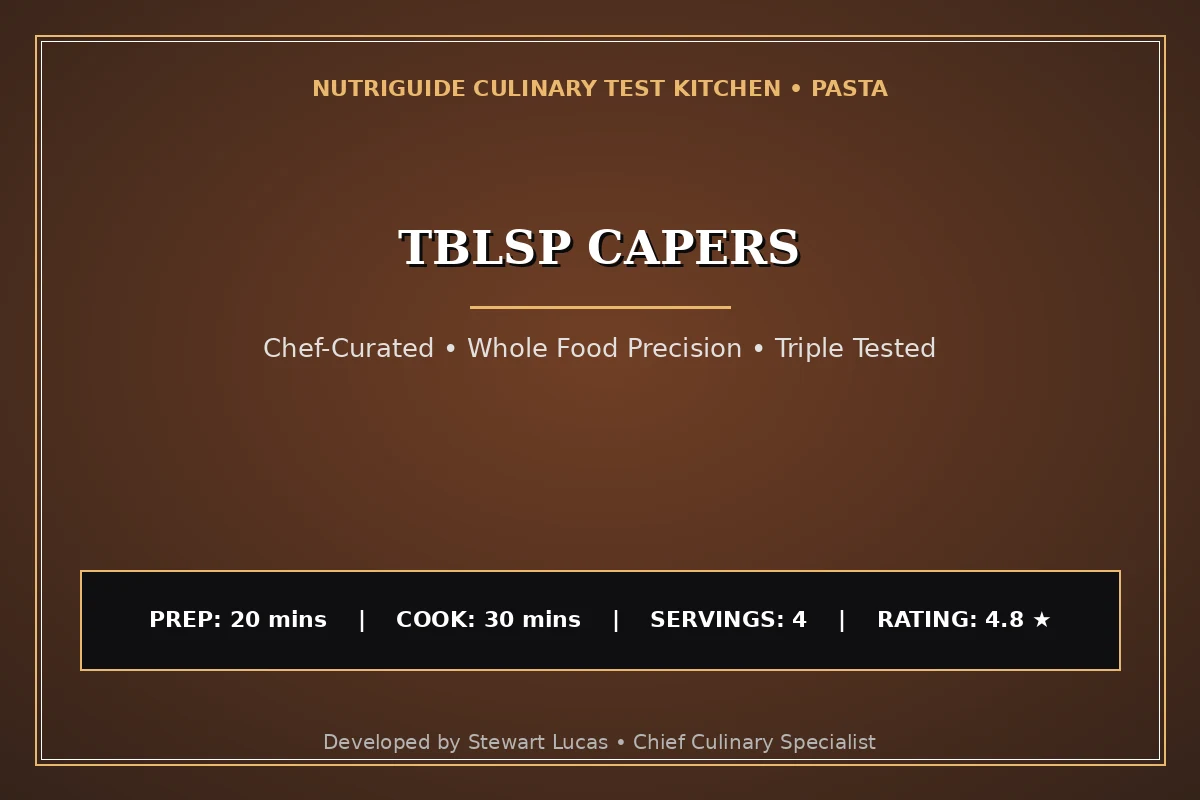 Tblsp Capers