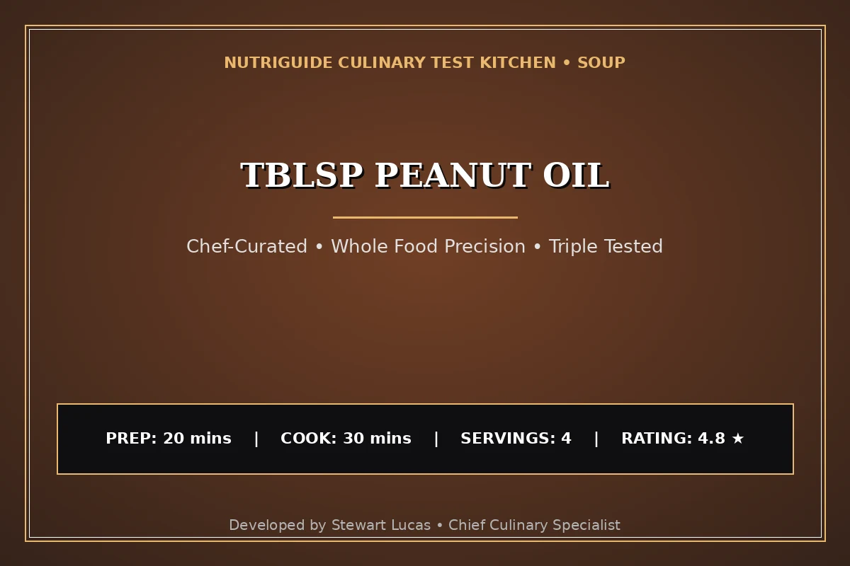 Tblsp Peanut Oil