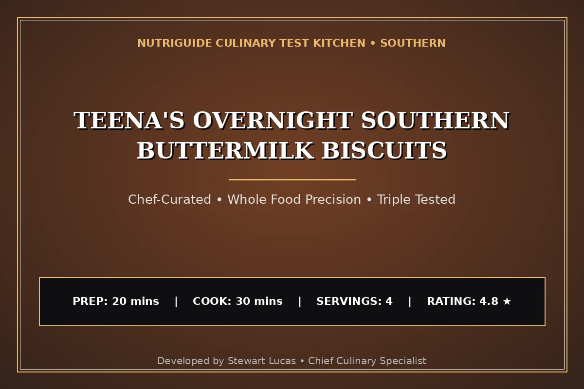 Teena'S Overnight Southern Buttermilk Biscuits