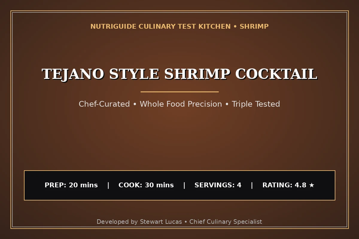 Tejano Style Shrimp Cocktail