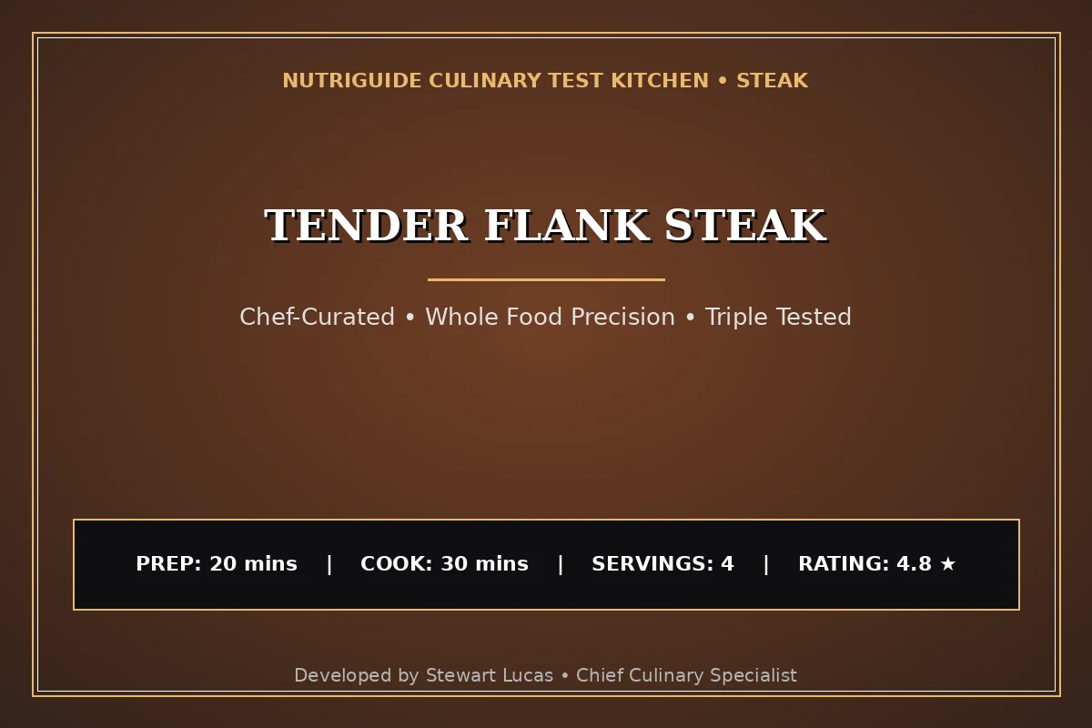 Tender Flank Steak