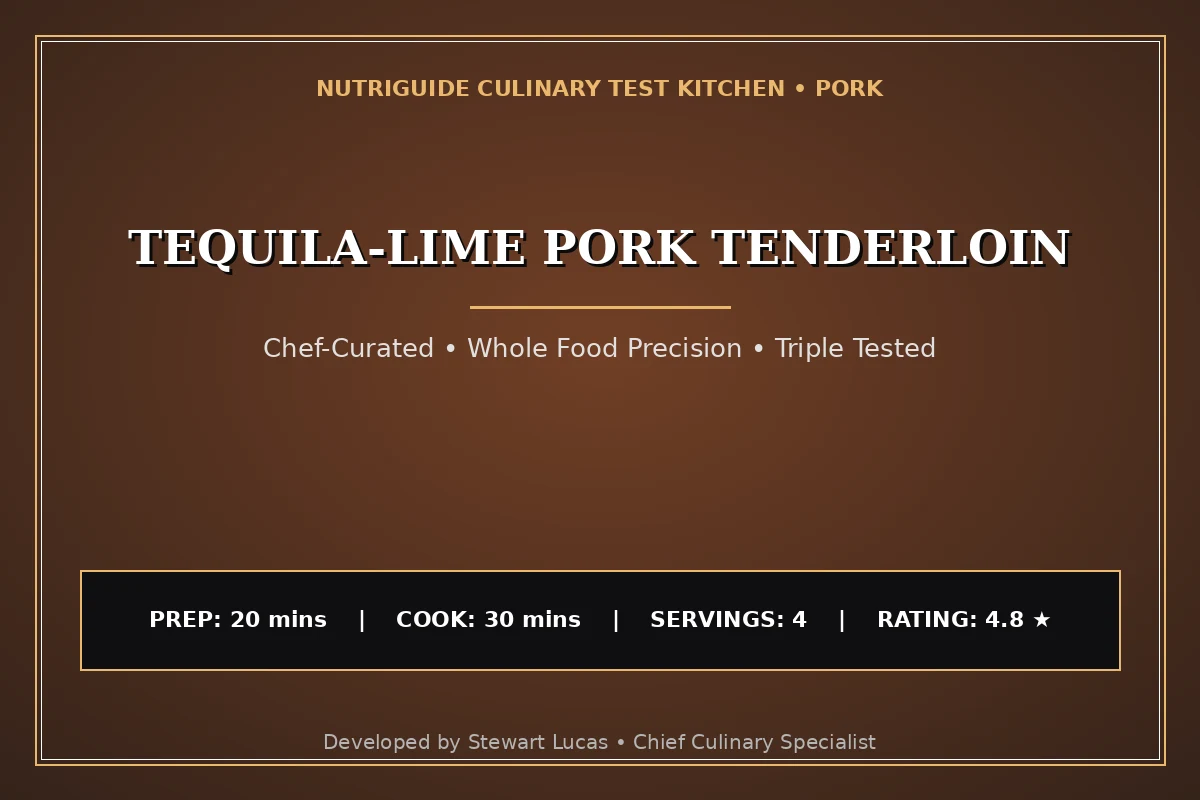 Tequila-Lime Pork Tenderloin