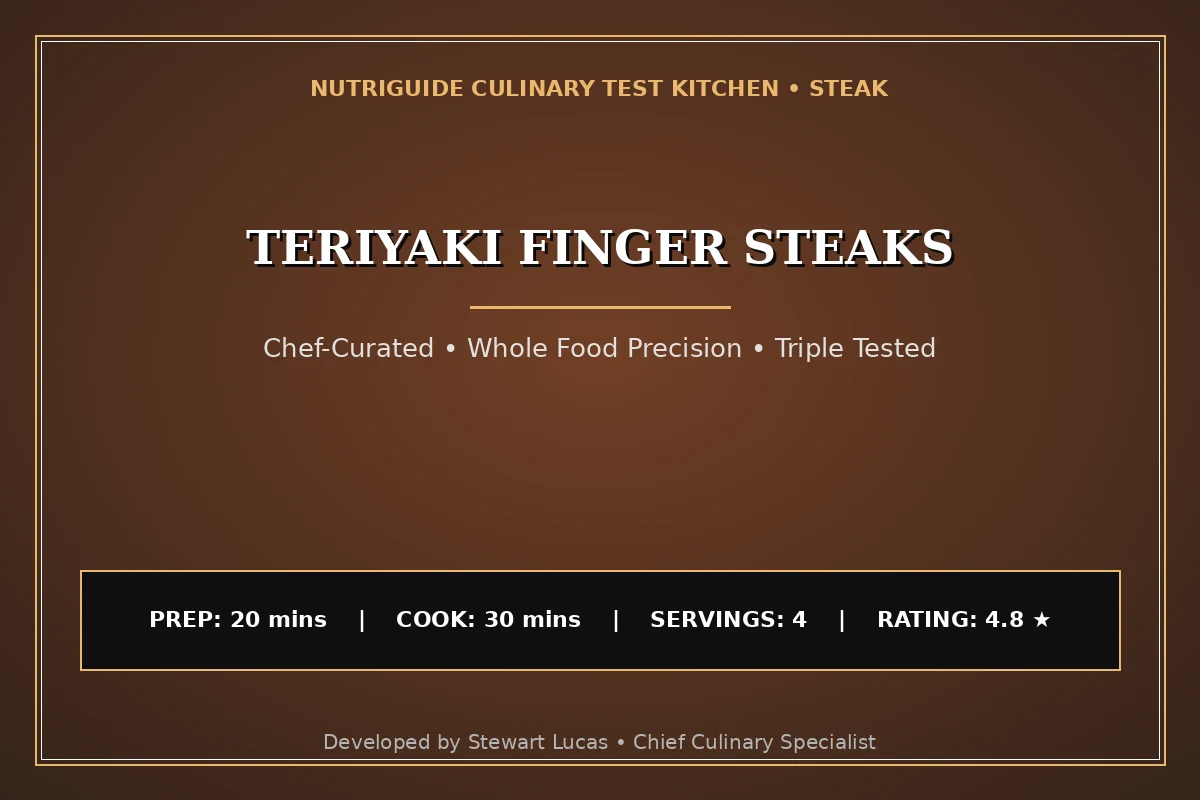 Teriyaki Finger Steaks