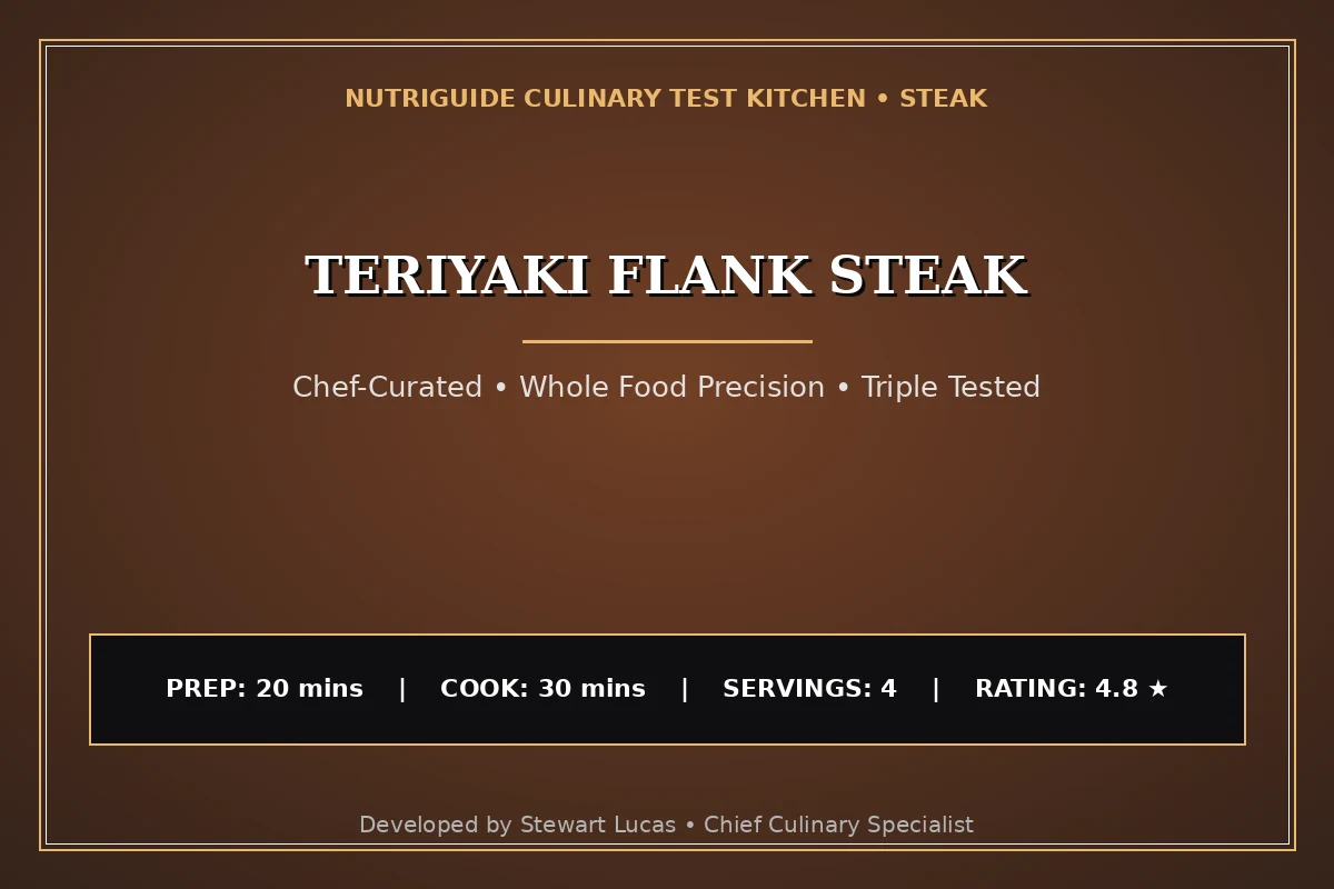 Teriyaki Flank Steak