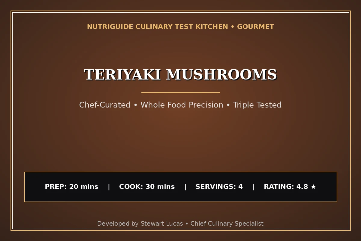 Teriyaki Mushrooms