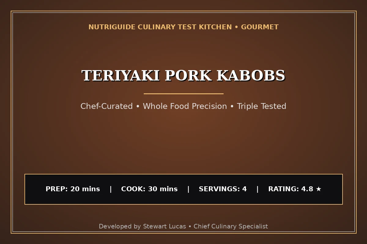 Teriyaki Pork Kabobs