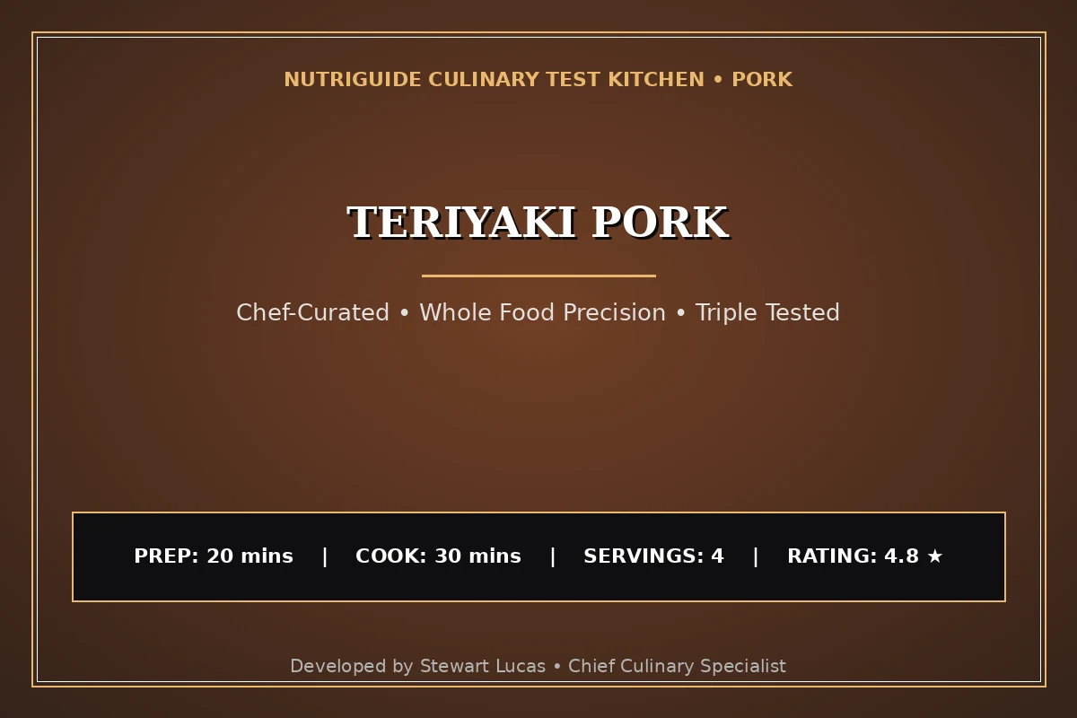 Teriyaki Pork