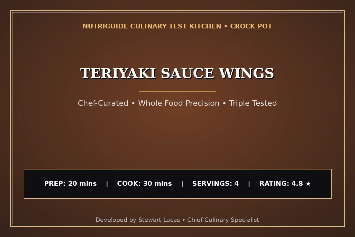 Teriyaki Sauce Wings