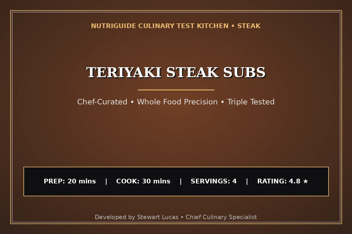 Teriyaki Steak Subs