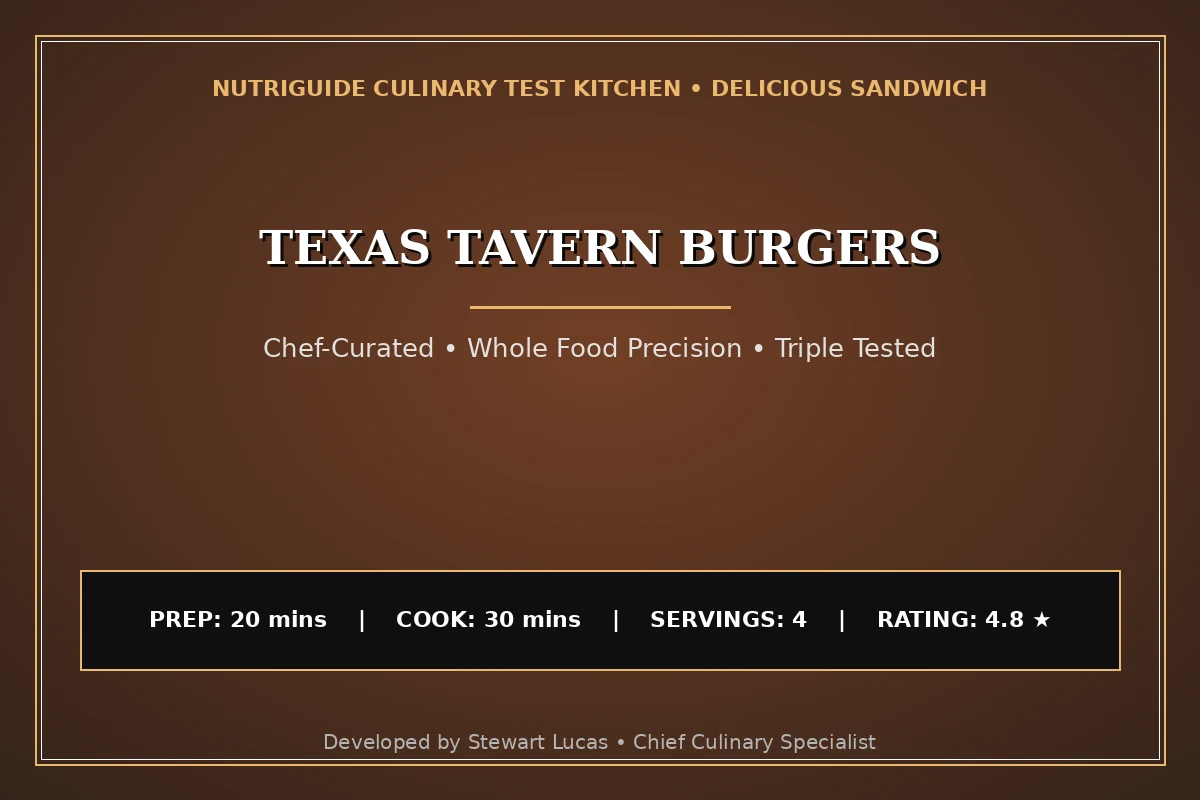 Texas Tavern Burgers