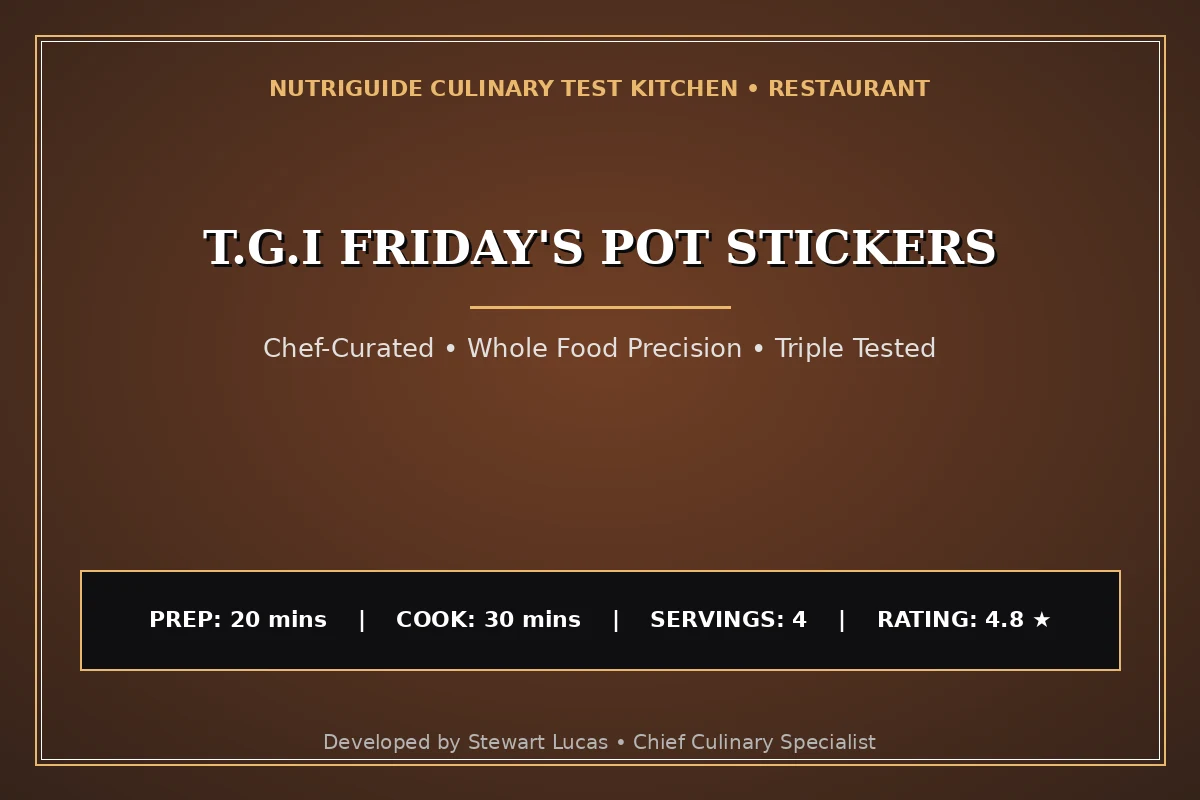 T.G.I Friday'S Pot Stickers